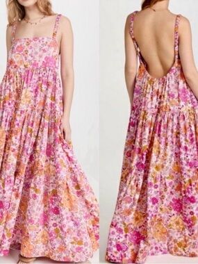 Free People Floral Maxi Dress